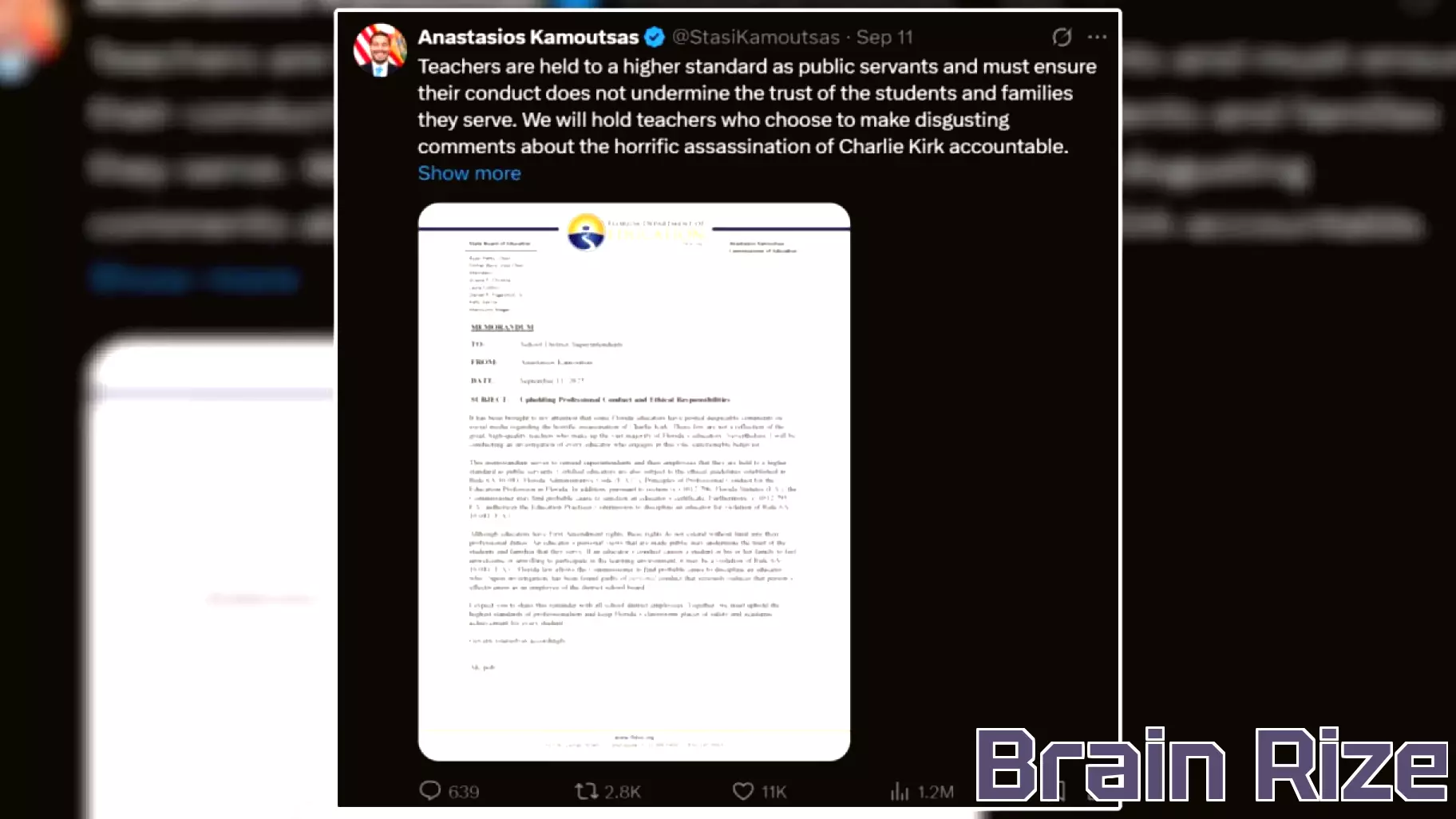 Florida Education Commissioner Cautions Teachers on Social Media Conduct
