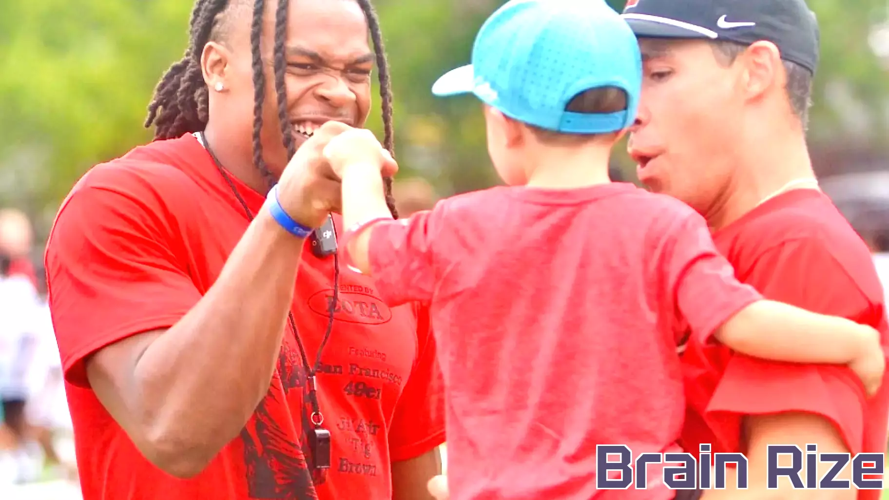 Ji'Ayir Brown Partners with EOTA for Youth Football Clinic in Trenton