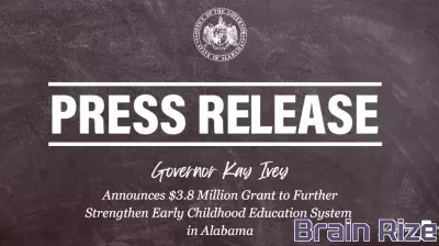 Alabama Receives $3.8 Million Grant to Enhance Early Childhood Education