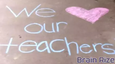 Chalk the Walk effort to welcome CPS educators back to school