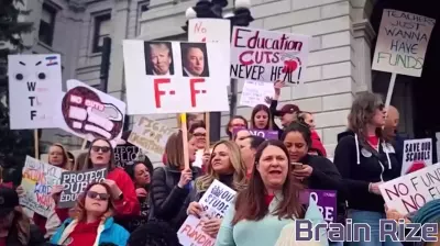 Educators Rally Against Federal Education Funding Cuts