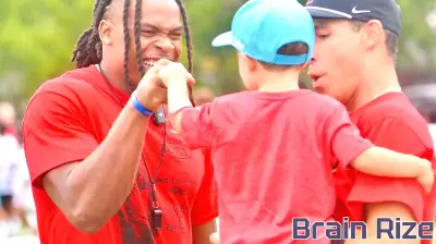 Ji'Ayir Brown Partners with EOTA for Youth Football Clinic in Trenton