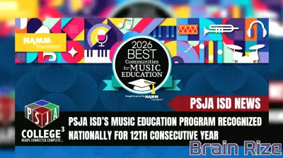 PSJA ISD Sustains National Excellence with 12th Straight Music Education Award