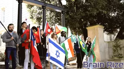University of Georgia Celebrates International Education Month with Flag Parade